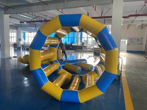 <span class=keywords><strong>Mejor</strong></span> venta <span class=keywords><strong>Interactivo</strong></span> Team Building Party Games Rueda de <span class=keywords><strong>rodillo</strong></span> inflable <span class=keywords><strong>Rodillo</strong></span> de agua inflable para niños y adultos - Product Image 5