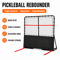 Filet de rebond réglable pour pickleball, idéal pour l'entraînement au forehand, backhand, dink et volley, installation facile, filet d'entraînement pour pickleball