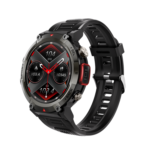 2025 S100 Smart Watch With flashlight BT Call Sports Fitness Music Heart Rate Blood Pressure Reloj Smartwatch