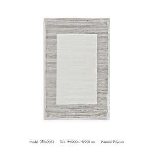 Mềm Mại Màu Trắng Màu Xám Hiện Đại Thảm Cho Phòng Khách Mô Hình Thời Trang Nonslip Lớn Thảm Khách Sạn Thảm Cạnh Giường Ngủ Thảm Quảng Đông Nhà Máy - Product Image 4