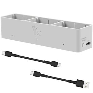 Hub de charge bidirectionnel <span class=keywords><strong>Avata</strong></span> 2, chargeur de <span class=keywords><strong>batterie</strong></span> 3 ports pour <span class=keywords><strong>batterie</strong></span> de vol intelligente de drone <span class=keywords><strong>DJI</strong></span> <span class=keywords><strong>Avata</strong></span> 2 - Product Image 1