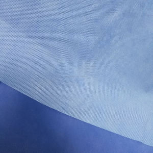 Anti estática transpirable 35gsm SMS médica no tejido tela para quirúrgico traje - Product Image 3
