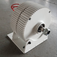 Générateur à aimant permanent de puissance réelle 5 kW 10 kW, faible régime, ultra-silencieux, 60 % plus léger, pour la production d'énergie par éolienne marine