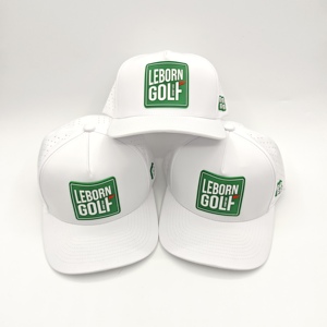 Gorras de Béisbol y Golf Unisex Personalizadas al por Mayor, de Poliéster de Alto Rendimiento, con Parche de PVC Estructurado, Corte Láser y Diseño de Puntos de Leopardo - Product Image 6