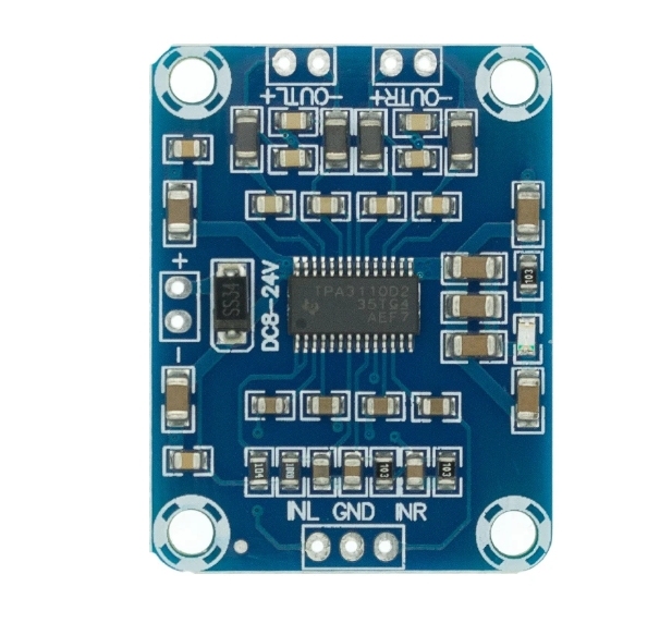 TPA3110 2X15W Digital Audio Stere Amplifier Board Module Mini Binaural AMP Controller 100dB DC 8-18V Max 3A