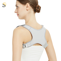 SHILION Correcteur de posture réglable pour le dos et la nuque, soutien dorsal pour la posture assise ou debout