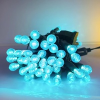 G12 LED Weihnachtsbeleuchtung für den Außenbereich, wasserdicht, Beeren-Lichterkette für Kranz, Weihnachtsbaum, Feiertagsdekoration
