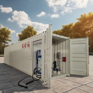Beweegbare Brandstof Tankstation 20ft En 40ft Gecontaineriseerde Dienst Mobiele Brandstof Benzinestation - Product Image 3