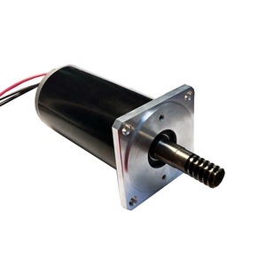 90W 77mm High Power <strong>DC</strong> <strong>Motor</strong> 1400RPM Low RPM Encoder <strong>24V</strong> Brush Commutation Permanent Magnet Construction for Electric Elevator - Product Image 2