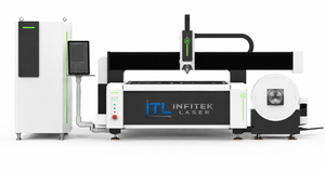 ระบบตัดแผ่นและท่อโลหะด้วยไฟเบอร์เลเซอร์แบบโครงสร้าง Gantry เชิงพาณิชย์ 1000W CNC - Product Image 6