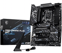 Carte mère Z890 Gaming Plus WiFi compatible avec les processeurs Intel Core Ultra Series 2 LGA 1851 DDR5 PCIe 5.0 M.2 SATA Gbps LAN