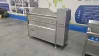 Friteuse industrielle entièrement automatique personnalisable pour frites de pommes de terre, avec fonction de décharge et de mélange automatiques