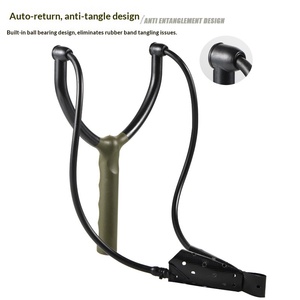 Resortera <span class=keywords><strong>Kuno</strong></span> TG03 con revestimiento de caucho TPR para lanzamiento de cebo a larga distancia y punto fijo, equipo de pesca para exteriores. - Product Image 4