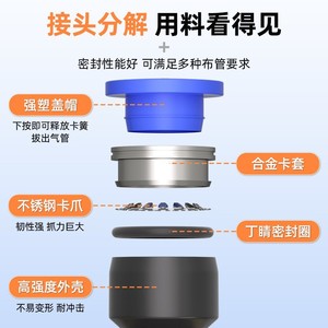 วาล์วควบคุมการไหลแบบเชื่อมต่อเร็ว Qingze รุ่น SL4 6 8 10 12 กระบอกสูบ M5 01 อะไหล่ระบบนิวเมติกแบบปรับได้ - Product Image 2