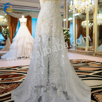 Sacs de mariage uniques et luxueux en tulle brodé français, faits à la main, écologiques, 100 % polyester, avec dentelle guipure et perles lourdes