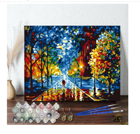 Vente chaude personnalisé bricolage peinture par numéros Kit conception douanière décoration en gros 40x50cm décoration murale de la maison