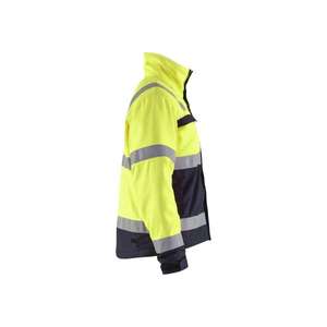 BLAKLADER - 406915143389XS Multinorm <b>Hi</b>-<b>vis</b> winter <b>jacket</b> <b>Yellow</b>/Navy blue - EAN 7330509552131 FLAME RESISTANT WORKWEAR - Product Image 4