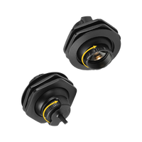 Lampu Aksen Gimbal Minimalis Mewah untuk Kabinet/Plafon dengan Lubang Potong 45mm, Lampu Aluminium Zoomable 1W/3W untuk Museum