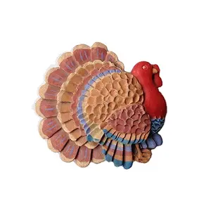 Thanksgiving Dekorasi Meja Resin Labu Turki Musim Gugur Figurine Terima Kasih Harvest Musim Gugur Dekorasi Tengah Meja