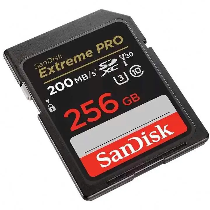 Original für Sandisk Extreme PRO Speicherkarte 256 GB 32 GB 64 GB SD-Karte 128 GB V30 U3 Class10 High-Speed-SD-Flash-Karte für Kamera