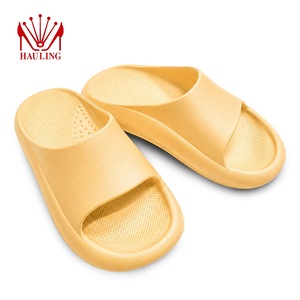 Stylish EVA Chunky Platform Slides Custom Colors Wholesale Sandals Thick Sole Soft Cushion Home <b>Slippers</b> - Product Image 1