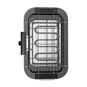 Gril électrique sans fumée avec plaque chauffante et table à fondue coréenne, facile à nettoyer, pour intérieur, grande capacité, qualité professionnelle - Product Image 4