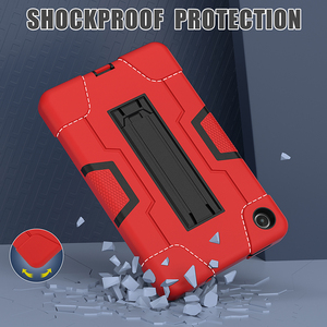 Funda de silicona resistente para Lenovo Tab <span class=keywords><strong>M8</strong></span> 4.ª generación 2023 TB-300FU TB-300XU, diseño de robot, con soporte integrado en la parte posterior - Product Image 1