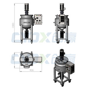Homogeneizador para Mezclar Hummus y Mayonesa, Producción de Sambal, <span class=keywords><strong>Tabasco</strong></span> y Sriracha con Sistema de Circulación para la Producción de Salsas Líquidas - Product Image 5