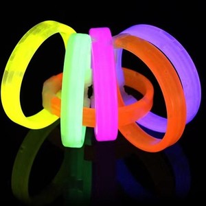20cm neon ánh sáng phát sáng Silicone Vòng đeo tay rõ ràng Led dây đeo cổ tay Stick Đảng ủng hộ Quà Tặng Mới lạ phát sáng trong bóng tối phát sáng Vòng đeo tay - Product Image 2