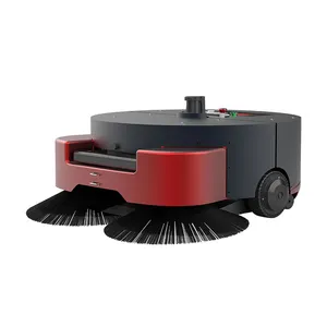 Reeman-Robot de limpieza comercial para exteriores, máquina de limpieza de suelo industrial, barredora de hojas, manual, automática