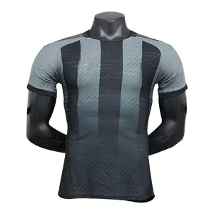 Camisetas de fútbol baratas, ropa de fútbol negro argentino, uniforme de fútbol de la nueva temporada, camisetas calientes