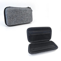 Étui de rangement universel en EVA rigide, boîte de transport portable avec poche en filet, sangle de transport, logo personnalisé, insert en mousse personnalisé