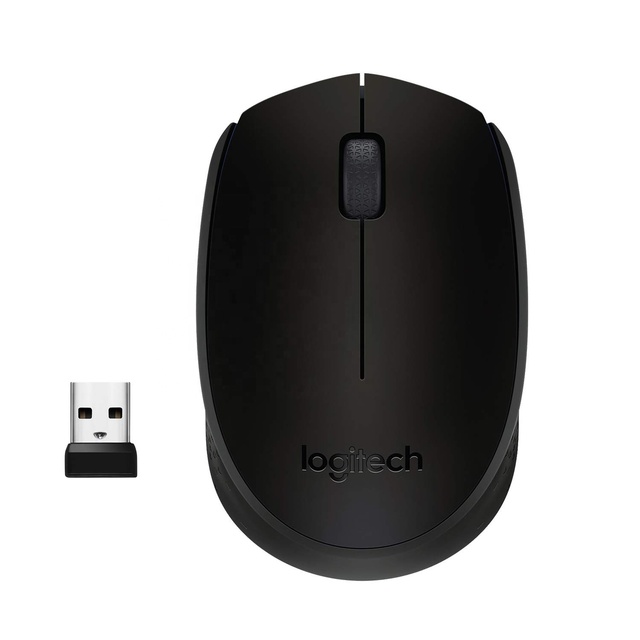 Original for Logitech M171 Wireless Optical Mouse 2.4GHz USB Bulk Order Silent Click for Office Travel Use Right Hand Stock