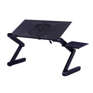 Escritorio Plegable Ajustable de Aleación de Aluminio para Computadora Portátil, Soporte para Computadora, Uso en Casa, Oficina, Hotel, Escritorio de Pie para Cama - Product Image 2