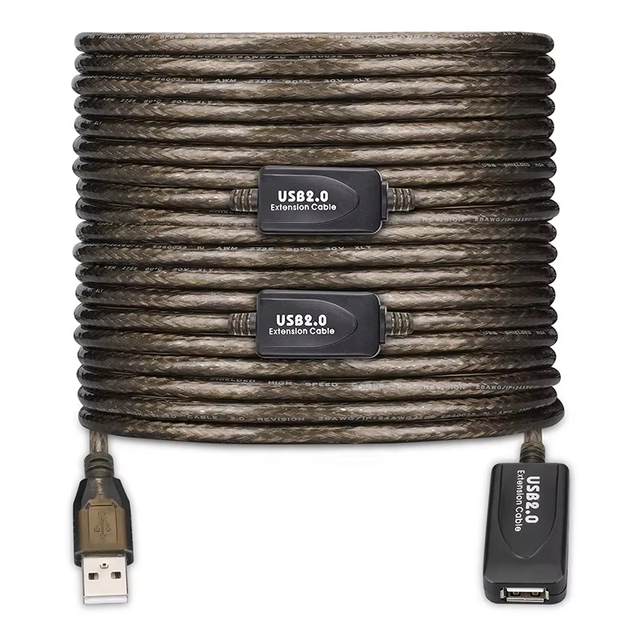 Xput USB AM to AF Extension Data Cable Active USB 2.0 Male to Female High Speed Cable With Signal Amplifier