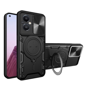 Étui pour OnePlus Nord N30/ Nord CE 3 Lite/Nord <span class=keywords><strong>N300</strong></span> lentille protection fenêtre coulissante anneau support voiture magnétique coque de téléphone - Product Image 1