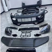 Para Porsche Cayenne 958 11-14 Modificado 15, Conjunto de Parachoques Trasero Original con Luz Trasera para Puerta Trasera