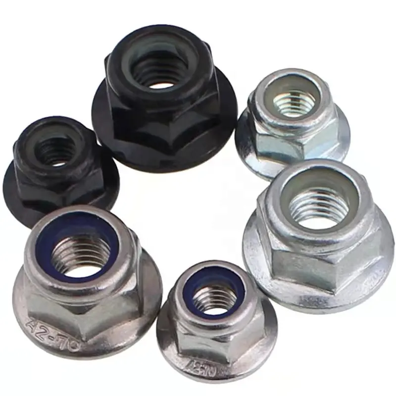 flanged castle nut cost effective customized ideal fasteners hex serrated flange nut M20