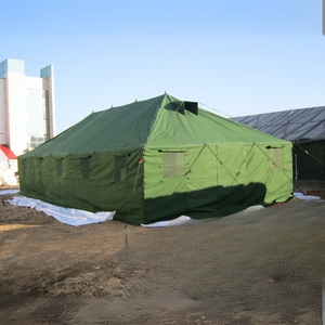 Großes Einzel-Pfosten Drei-Jahreszeiten-Tarnzelt 10x5m Hochbelastbares Wasserdichtes Windbeständiges Leinwand-Basislager-Zelt - Product Image 2