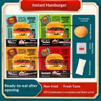 Haolaiwu Non-fried Unrefined Instant Burger 100g Orleans Chicken Steak Black Pepper Steak Cod Steak Spicy Pork Chop Carrot