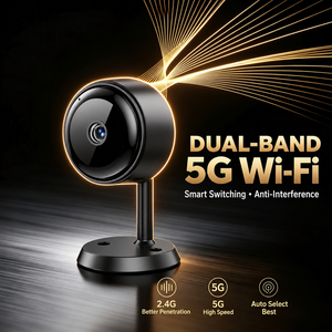 Mini Cámara de Seguridad WiFi A14 de 1MP, Doble Banda 2.4G y 5G, Conexión Offline con Punto de Acceso de 50M, Visión Nocturna IR, Detección de Movimiento - Product Image 6
