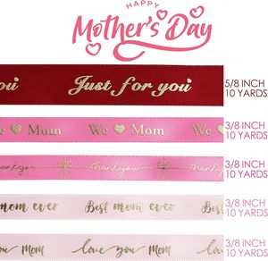 ริบบิ้นผ้าฝ้ายพิมพ์ลายตามสั่งสำหรับห่อของขวัญ - Product Image 2