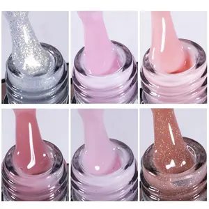 KODIES <span class=keywords><strong>GEL</strong></span> 15ML <span class=keywords><strong>Vernis</strong></span> à Ongles en <span class=keywords><strong>Gel</strong></span> Autonivelant UV/LED <span class=keywords><strong>Semi</strong></span>-<span class=keywords><strong>Permanent</strong></span> <span class=keywords><strong>Vernis</strong></span> pour Manucure Française <span class=keywords><strong>Base</strong></span> en Caoutchouc <span class=keywords><strong>et</strong></span> Top Coat Liquide pour Nail Art - Product Image 4