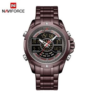 นาฬิกาข้อมือผู้ชาย NAVIFORCE 9170 แบรนด์ดัง นาฬิกาสปอร์ตควอตซ์ สายสแตนเลส สตีล  กลไกญี่ปุ่น - Product Image 3