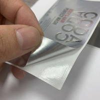 Étiquettes personnalisées en argent brossé métallisé pour flacons de shampoing et de parfum, imperméables, impression UV 3D en relief, emballages cosmétiques de luxe