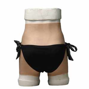 Bragas de silicona cadera culo pene ocultar Vagina falsa pantalones transgénero travesti Cosplay Sissy - Product Image 3