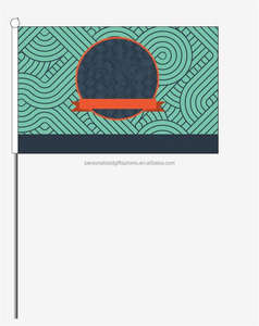 157gsm Kunst Papier Aangepast Formaat, Vorm, Kleur En Papier Zijn Beschikbaar Mini Papier Amerikaans/Fans/Tafel/Auto Stick Handvlaggen - Product Image 5