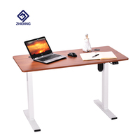 Bureau Électrique Réglable en Hauteur Assis-Debout, Piétement Intelligent Électrique pour Table Relevable, Poste de Travail Ergonomique