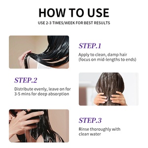 Maschera Professionale per <span class=keywords><strong>Capelli</strong></span> all'Ingrosso, Profumo di Lavanda, Non Unta, Riparazione Danni da Calore, Nutriente, Personalizzabile per Salone - Product Image 6