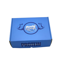 Boîte en carton imprimée écologique, avec Logo personnalisé, carré dur, ondulé, pliable, emballage cadeau, Kraft, 50 pièces